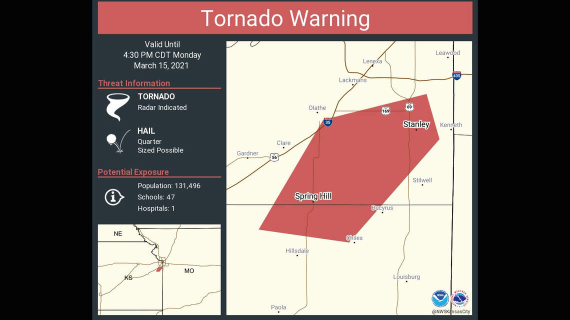 Lush Tornado Warnings Issued For Several Kansas Counties Background Concept Lush Tornado Warnings Issued For Several Kansas Counties Background Concept